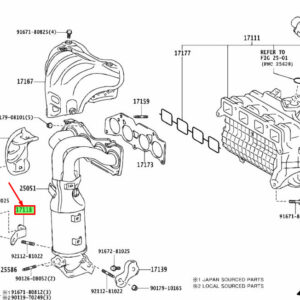 LEXUS NX MK1 Exhaust Manifold Stay 1711836020 ORIGINAL