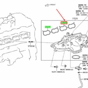 LEXUS NX MK1 Intake Manifold Gasket 1717136040 ORIGINAL