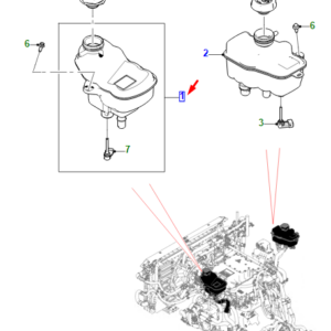 JAGUAR I-PACE X590 Left Expansion Tank T4K9123 ORIGINAL
