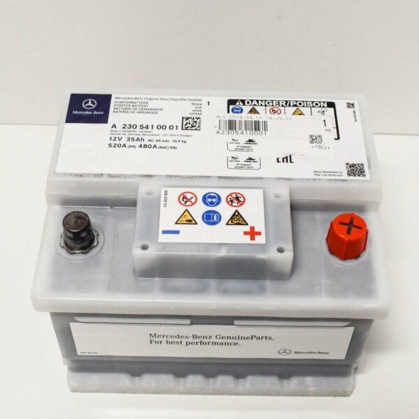 MERCEDES-BENZ SL CL Battery Accumulator A2305410001 12V 35Ah 520A ORIGINAL - Image 2