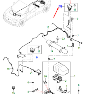 JAGUAR I-PACE X590 Air Suspension Valve Block T4K19951 ORIGINAL