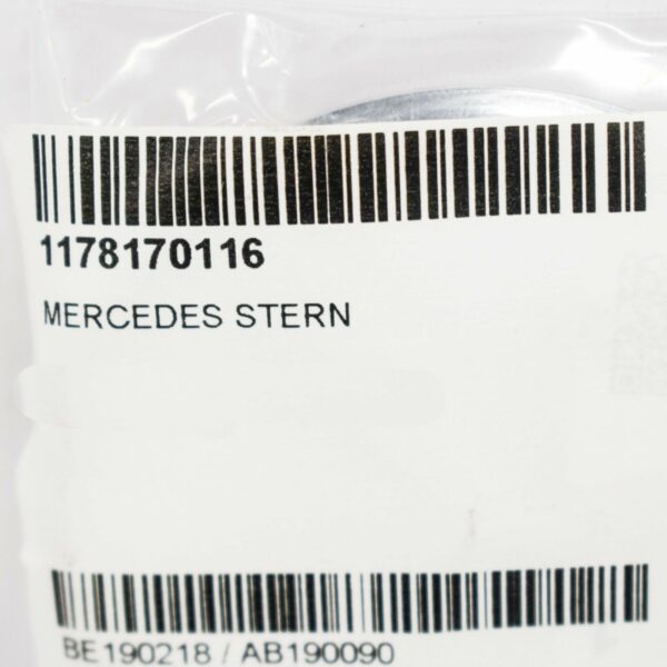 MERCEDES-BENZ CLA X117 Rear Mercedes Star Emblem Badge A1178170116 ORIGINAL - Image 3