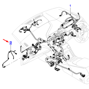 JAGUAR I-PACE X590 Link Harness RHD T4K19523 ORIGINAL