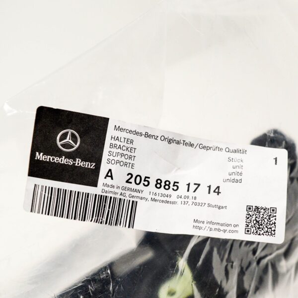 MERCEDES BENZ C W205 Rear Bumper Left Bracket A2058851714 ORIGINAL - Image 3