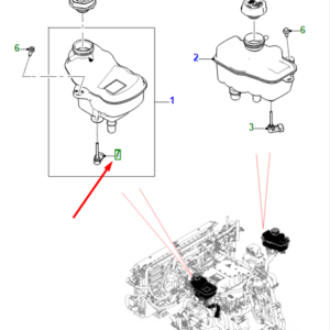 JAGUAR I-PACE X590 Low Coolant Warning Sensor T4K18567 ORIGINAL