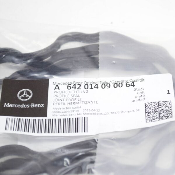 MERCEDES-BENZ C W205 Engine Oil Pan Gasket 642014090064 ORIGINAL - Image 5