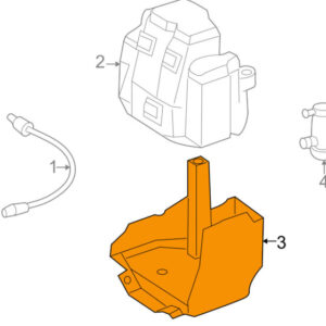 MB SLK R171 Activated Charcoal Filter Protective Cowl A1714780137 ORIGINAL