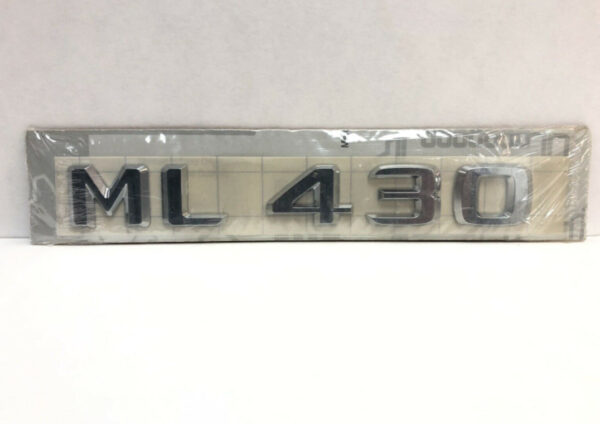 MERCEDES-BENZ ML W163 Rear Lid Model Plate Badge A1638171015 ORIGINAL