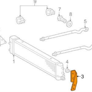 MERCEDES BENZ G W463  Cooler Bracket Left  A4635043240 ORIGINAL