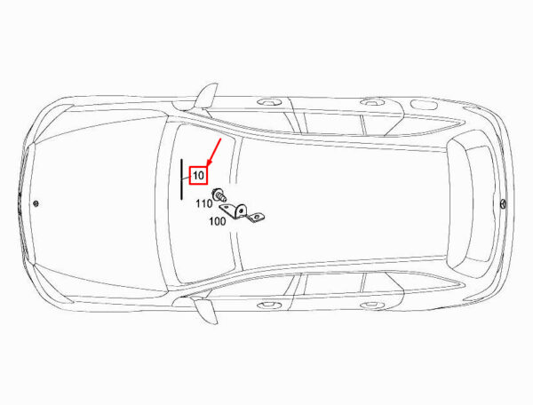 MERCEDES-BENZ C W205 Adapter Line Wiring Harness A2054409305 ORIGINAL - Image 2