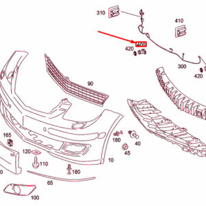 MERCEDES-BENZ B W245 Front Central Distance Sensor A16954205189999 ORIGINAL