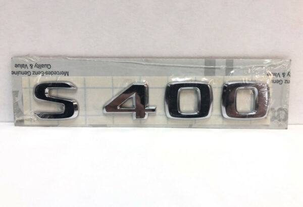 MERCEDES-BENZ S W220 Rear Lid Model Plate Badge A2208170515 ORIGINAL