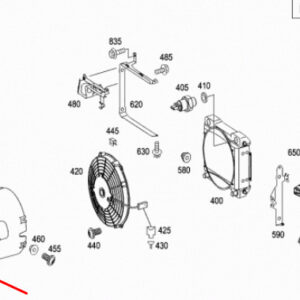 MERCEDES-BENZ S W221 Air Baffle A2215052830 ORIGINAL