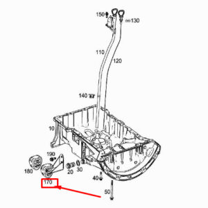 MERCEDES-BENZ A W176 Front Exhaust Pipe Bracket A1764900140 ORIGINAL