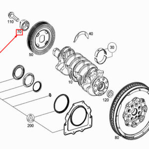 MERCEDES-BENZ C W205 Vibration Absorber Spacer Ring A6269970044 ORIGINAL