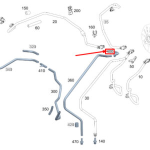 MERCEDES-BENZ SPRINTER 907 Vacuum Line Connect Coupling A0009978612 ORIGINAL
