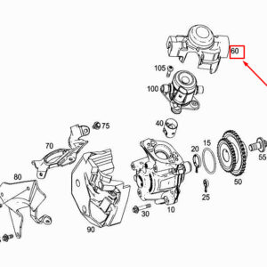 MERCEDES-BENZ CLS C257 High-Pressure Pump Soundproofing A2562260500 ORIGINAL