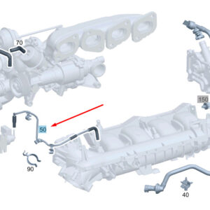 MERCEDES-BENZ C W204 Vacuum Line A2740703600 ORIGINAL