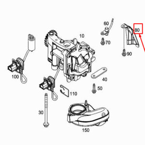 MERCEDES-BENZ CITAN W415 Engine Oil Pump Bracket A2000180000 ORIGINAL