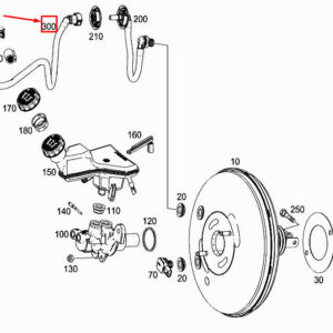 MERCEDES-BENZ A W177 Brake Booster Vacuum Line A1774300500 ORIGINAL