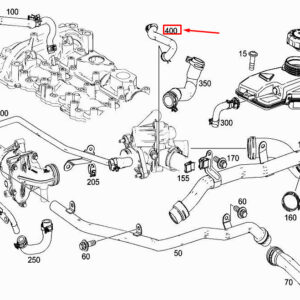 MERCEDES-BENZ A W177 Engine Coolant Hose A2602030082 ORIGINAL
