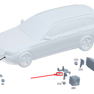 MERCEDES-BENZ C S206 Rear Sound Generator Holder A2065456400 ORIGINAL