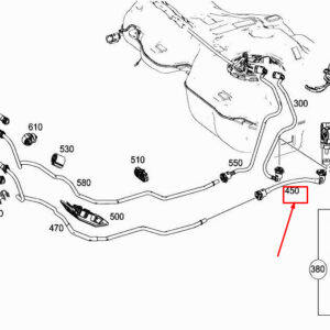 MERCEDES-BENZ A W177 Fuel Feed Line A2474705001 ORIGINAL