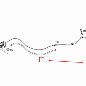 MERCEDES-BENZ CITAN W415 Right Brake Cable Guide A4154270244 ORIGINAL