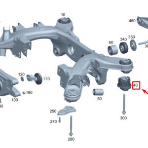MERCEDES-BENZ C S206 Rear Axle Subframe Insulator A2063512400 ORIGINAL