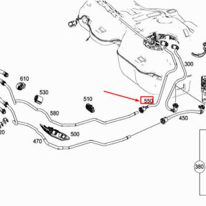 MERCEDES-BENZ A W177 Fuel Return Line A2474708501 ORIGINAL