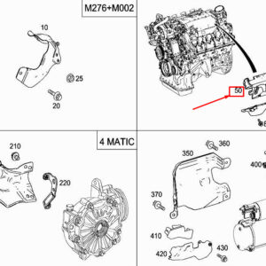 MERCEDES-BENZ S W222 Left Top Engine Soundproofing A2782262185 ORIGINAL