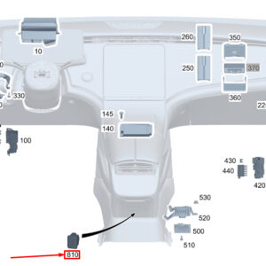 MERCEDES-BENZ GLE W167 Socket-Outlet A0008201805 ORIGINAL