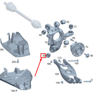 MERCEDES-BENZ C S206 Rear Axle Control Arm Bushing A2233526000 ORIGINAL