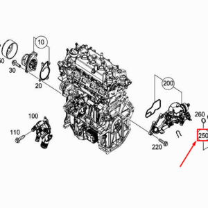 MERCEDES-BENZ CITAN W415 Temperature Sensor A2819050500 ORIGINAL