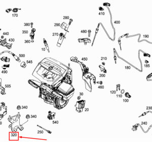 MERCEDES-BENZ CITAN W415 Pressure Converter Bracket A6071510240 ORIGINAL