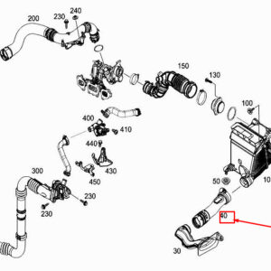 MERCEDES-BENZ CITAN W415 Engine Raw Air Line A6070900437 ORIGINAL