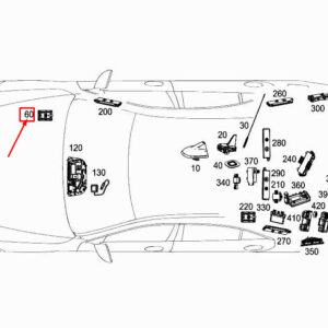 MERCEDES-BENZ S W222 Bluetooth Antenna A2229058304 ORIGINAL