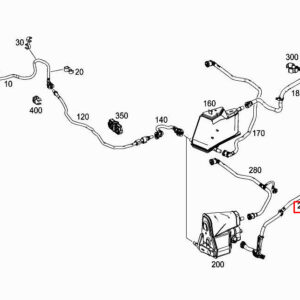 MERCEDES-BENZ A W177 Activated Charcoal Filter Vent Line A2474700600 ORIGINAL