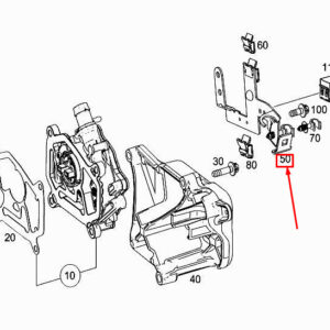 MERCEDES-BENZ GLC X253 Engine Vacuum Pump Bracket A2741400140 ORIGINAL