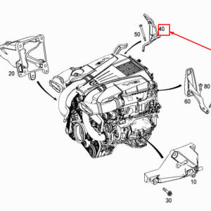 MERCEDES-BENZ S W222 Right Cylinder Head Lifting Eye A2782232241 ORIGINAL