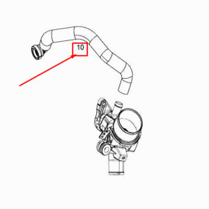 MERCEDES-BENZ CITAN W415 Engine Bleed Hose A6070105500 ORIGINAL