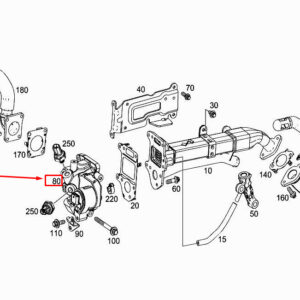MERCEDES-BENZ B W246 EGR Valve A2701420119 ORIGINAL