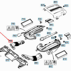 MERCEDES-BENZ C W205 Right Engine Air Duct A1770900182 ORIGINAL