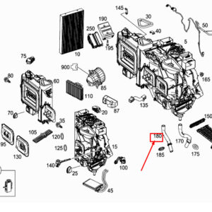 MERCEDES-BENZ VITO W447 Right Condensation Hose A4478322023 ORIGINAL