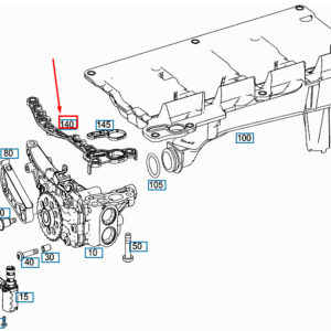 MERCEDES-BENZ S W222 Engine Oil Pump Spacer Plate A1771810139 ORIGINAL