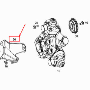 MERCEDES-BENZ S W222 High-Pressure Pump Shield A6560704600 ORIGINAL