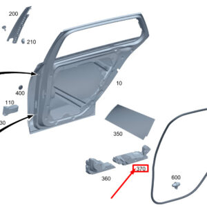 MERCEDES-BENZ C W206 Rear Left Door Impact Absorber A2067356100 ORIGINAL