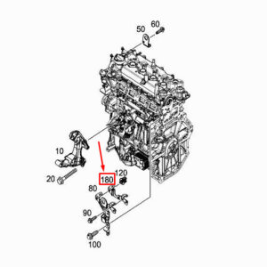 MERCEDES-BENZ CITAN W415 Engine Lifting Eye A2002230200 ORIGINAL