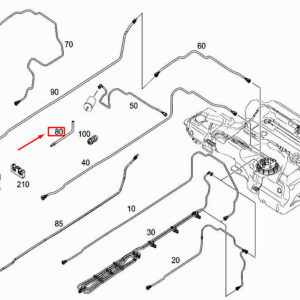 MERCEDES-BENZ CITAN W415 Fuel Line A4154760402 ORIGINAL