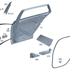 MERCEDES-BENZ C W206 Rear Left Upper Door Hinge A2067305101 ORIGINAL